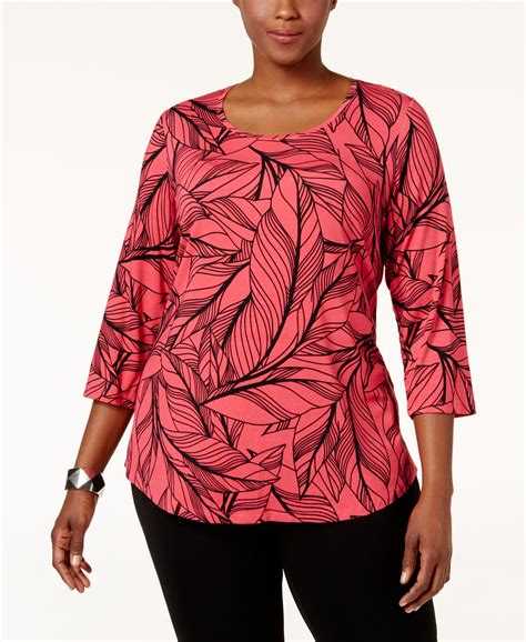 women's macy's plus size clearance|macy's plus size tops clearance.